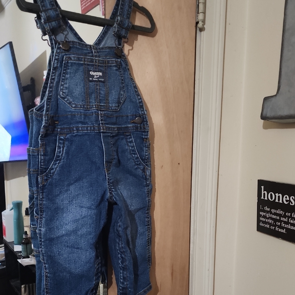 OshKosh B'gosh Blue Denim Overalls for Kids